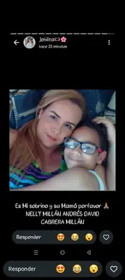 Foto de Nelly Millán y Andrés David Cabrera Millán