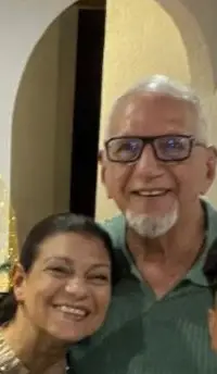 Foto de Mireya Contreras y Hugo González