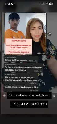 Foto de José Pimentel Yurbis Teresa
