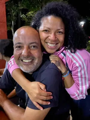 Foto de Luis de Berardinis y Ambar Rivas