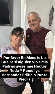 Foto de Héctor Neda y Romellys Hernández