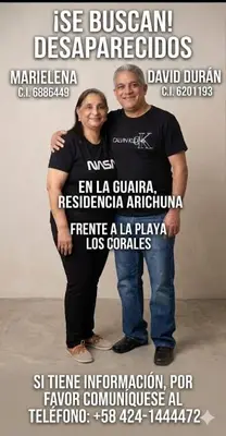 Foto de Maria elena Piñero de Duran y David Daniel Duran Dimas