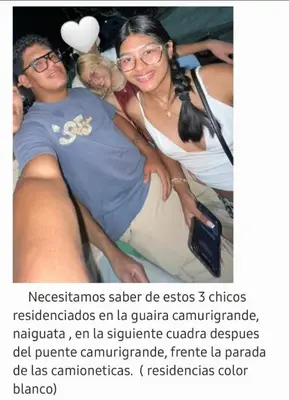 Foto de Raiben, Valeria y Antonella