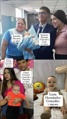 Foto de Diana, Omar, Liam, Ernesto y estrella