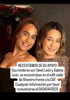 Foto de Gabriela león y tanet leon