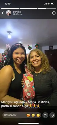 Foto de Marilyn Laguado y Maria Bastidas