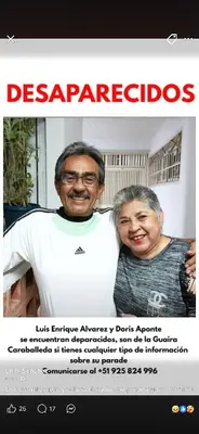 Foto de Luis Enrique Álvarez y Doris Aponte
