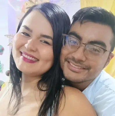 Foto de Milagros Huérfano y Cristian Gutiérrez