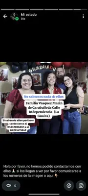 Foto de Karla Vasquez, Victoria, Valeria y Carlos Vasquez