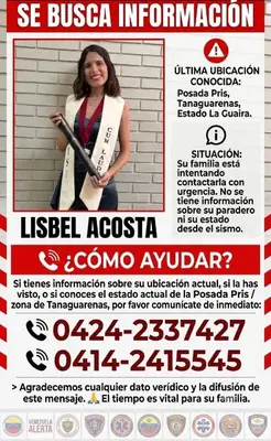 Foto de Lisbel Acosta