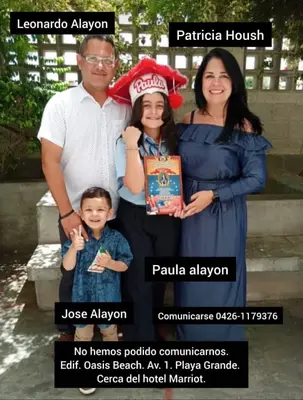 Foto de Leonardo Alayon y familia