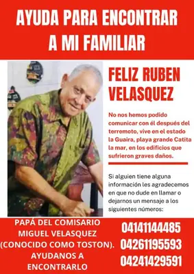 Foto de Feliz Rubén Velasquez