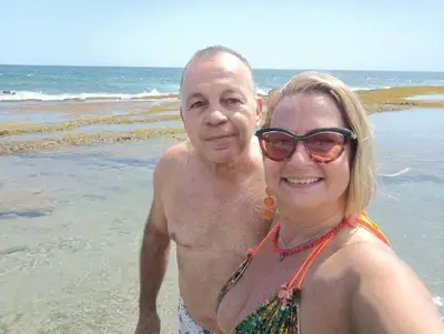 Foto de María Teresa Fernández y Tito Jhonny Rodríguez