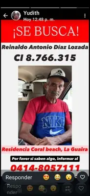 Foto de Reinaldo Antonio Díaz Lozada