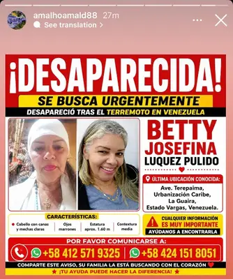 Foto de Betty Josefina Luquez Pulido