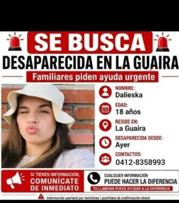Foto de Daliezka enserio Guillén armas