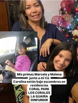 Foto de Carolina, Marcela y Malena