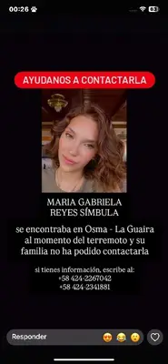 Foto de maría gabriela reyes simbula