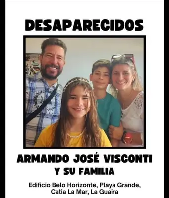 Foto de Armando Visconti y Familia