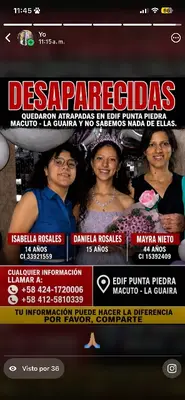 Foto de Isabella Rosales, Daniela Rosales, Mayra nieto