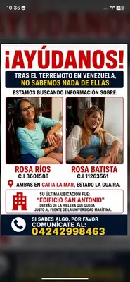 Foto de Rosa Ríos y Rosa Batista
