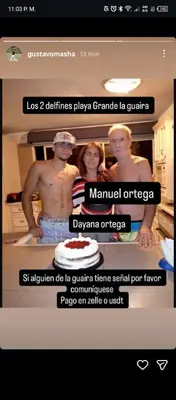 Foto de Dayana Ortega y Manuel Ortega