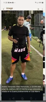 Foto de Andrés Alexander Hernández Añez