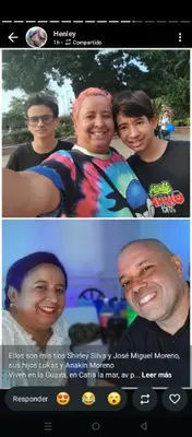 Foto de Shirley Silva y familia