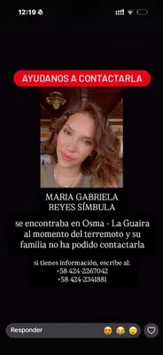 Foto de María Gabriela Reyes