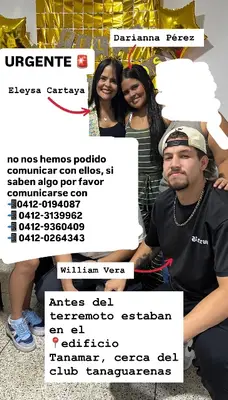 Foto de Darianna Pérez, William Vera y Eleysa Cartaya