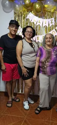 Foto de Irma, Yonardo y Urimare blanco