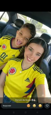 Foto de Luisa Sánchez y Thiago Sanchez