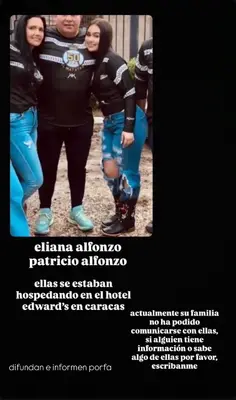 Foto de Patricia y Eliana Alfonzo