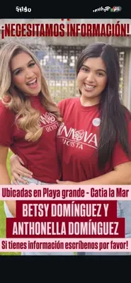Foto de Betsy Domínguez y Anthonella Domínguez