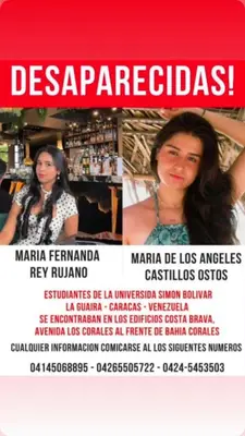 Foto de María Fernanda rey y María de los ángeles Castillo