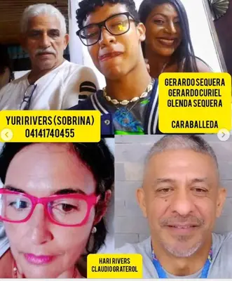 Foto de Gerardo Sequera, Gerardo Curiel, Glenda Sequera, Claudio Graterol, Hari Rivers