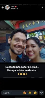 Foto de Nayarit Colmenares Chang y Henry Roman Escobar