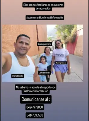 Foto de María guerrero, Mariangel blondel,Camila blondel, Francisco blondel