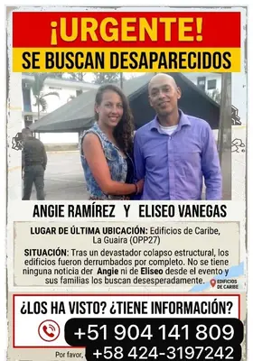 Foto de Eliseo Vanegas y Angie Ramírez