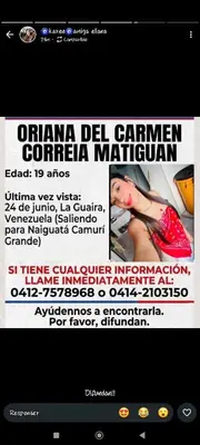 Foto de Oriana del Carmen Correia Matiguan