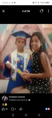Foto de Yorbelis y Elías vivenes