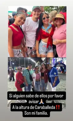 Foto de Nilson mancilla y familia