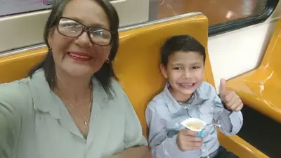 Foto de Yamaly Nemer y Mathias