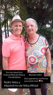 Foto de Pedro Veloz y Alejandrina de Veloz