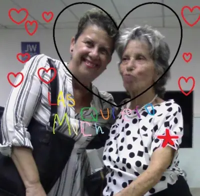 Foto de Keyla Medina y Zoila Rada