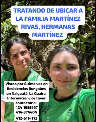 Foto de Manuela y Fernanda Martínez Rivas