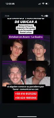 Foto de Richard Chacón, Alejandro Fernandes, luis fernandes y Daniel leitano