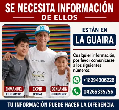 Foto de Enmanuel, expir y benjamin