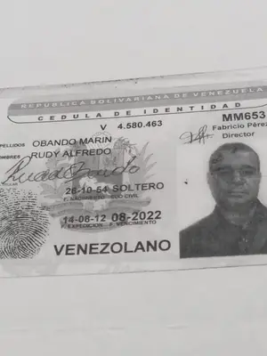 Foto de Rudy Alfredo Obando Marin