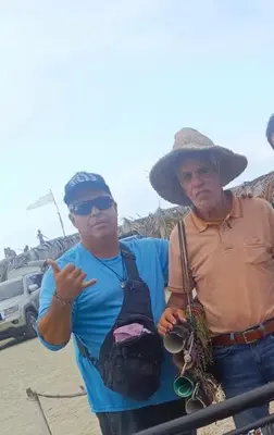 Foto de Joel Brito y Rómulo Brito
